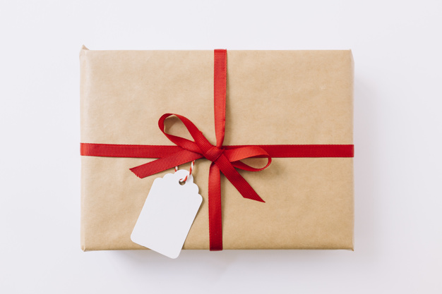 gift box with ribbon