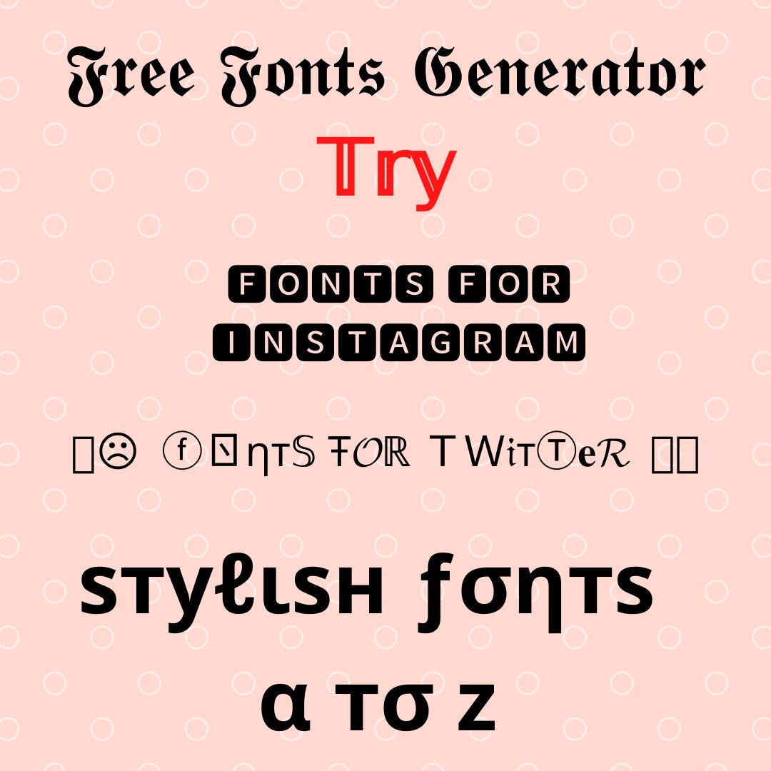 stylish font generator