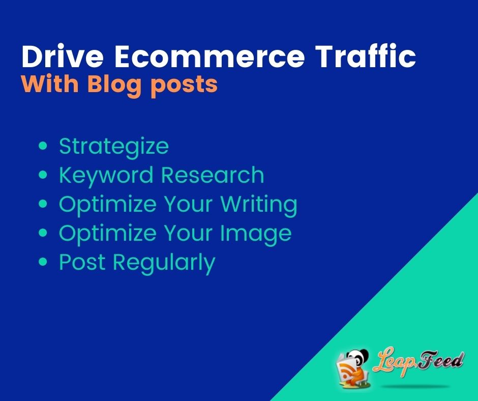 drive traffic to ecommerce website