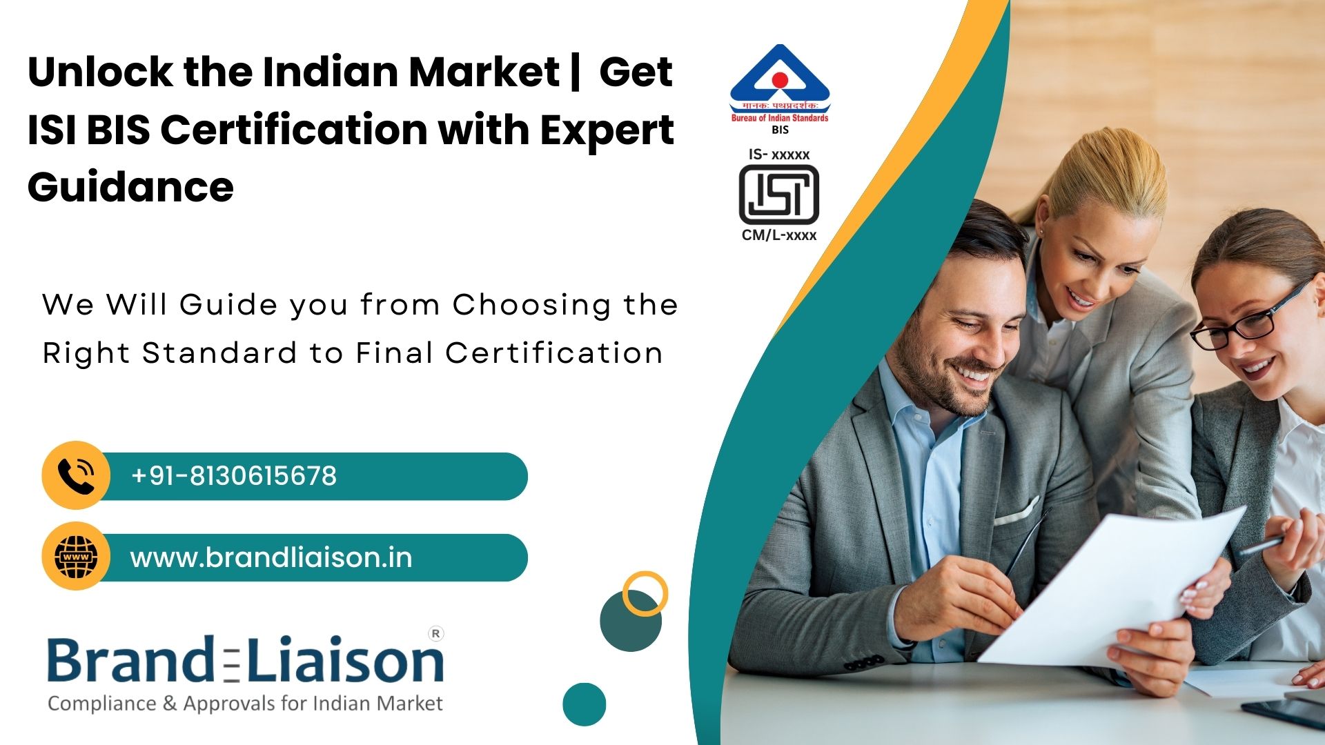 Elevate Your Products with Trust: ISI Mark Certification in India by Brand Liaison