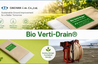Eco-Friendly Bio Verti-Drain® for Ground Improvement | DAEHAN i.m.