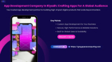 App Development Company in Riyadh: Crafting Apps for a Global Audience