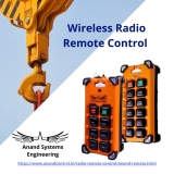 How does wireless remote control for overhead crane works?
