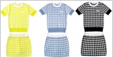 Classic checked Jacquard Knit Golf Wear made in Korea | LIKEWIZE