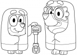 Printable Bluey Coloring Pages Helps You Get the Best Coloring Books Online